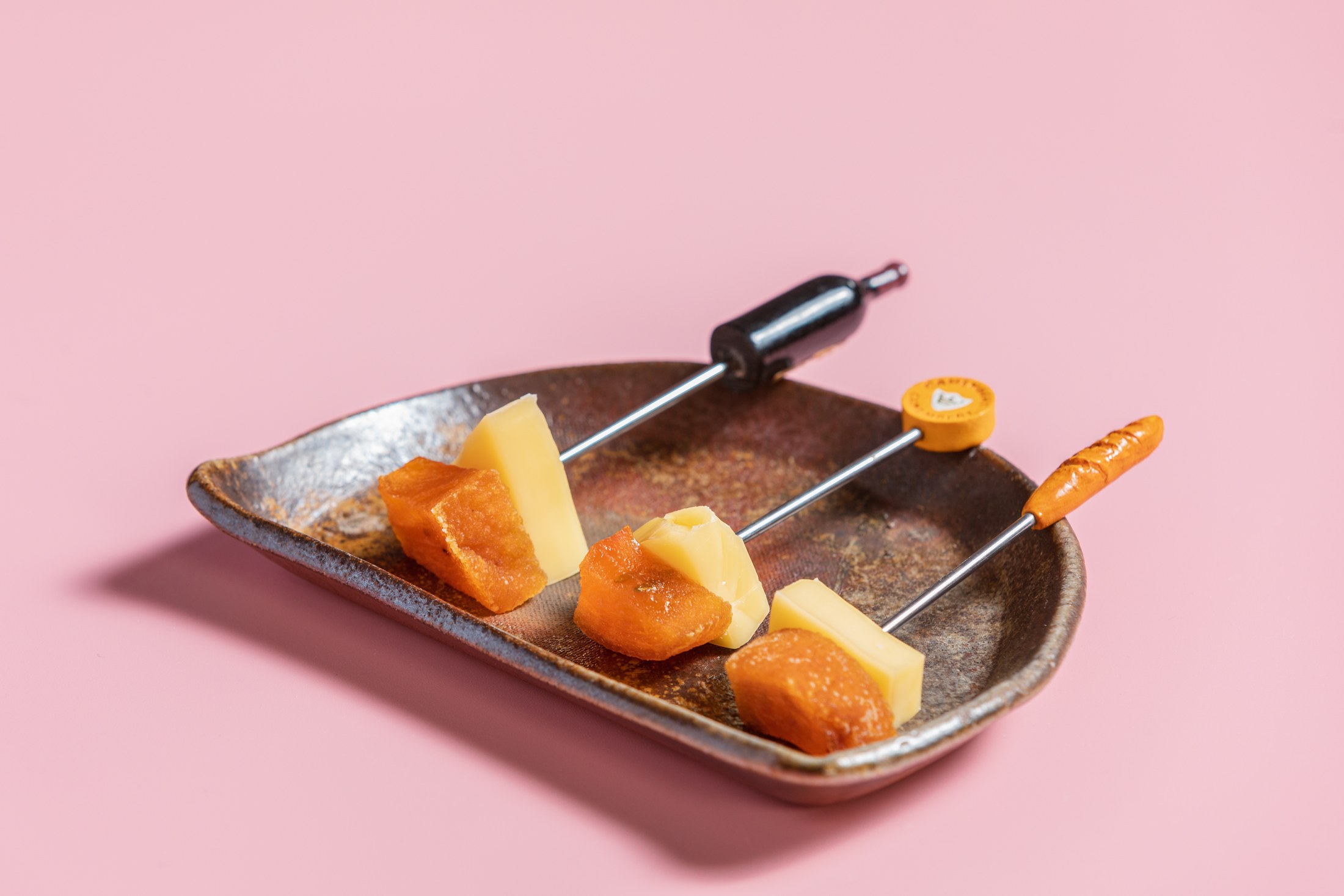 あんぽ柿とチーズの組み合わせ