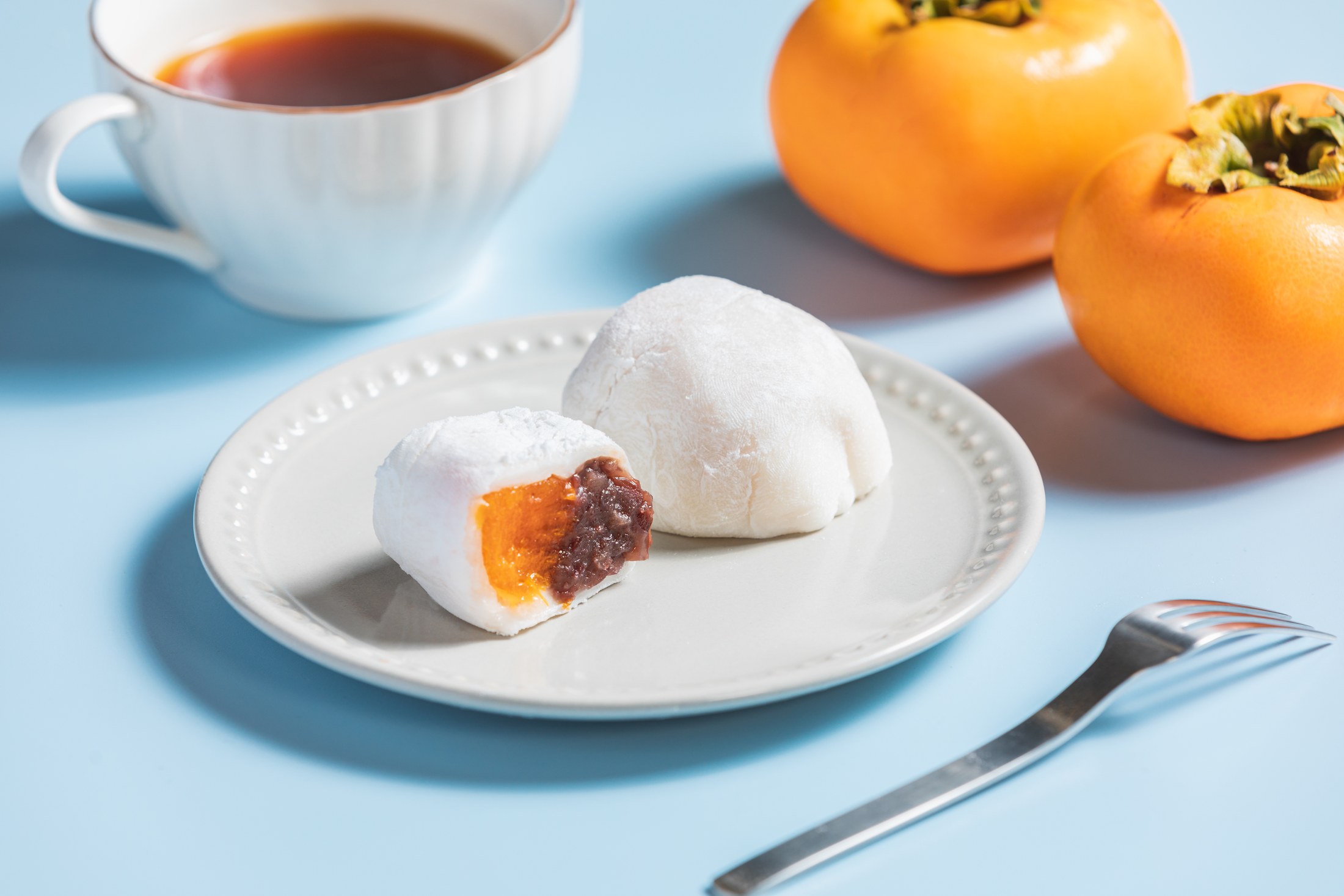 あんぽ柿を使った大福